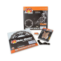 Kit frein avant oversize 270mm MOTO MASTER - Patte de déport + plaquettes incluses - KAWASAKI 125 / 250 KX 250 / 450 KX-F