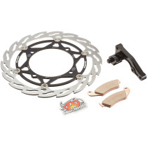 Kit frein avant oversize 270mm MOTO MASTER - Patte de déport + plaquettes incluses - SUZUKI 250 RM-Z / 450 RM-Z