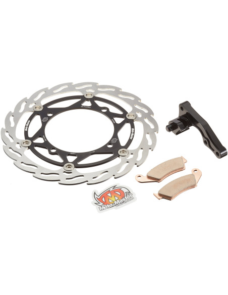 Kit frein avant oversize 270mm MOTO MASTER - Patte de déport + plaquettes incluses - SUZUKI 250 RM-Z / 450 RM-Z