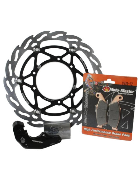 Kit frein avant oversize 270mm MOTO MASTER - Patte de déport + plaquettes incluses - TM Racing MX / EN / MX-F / EN-F