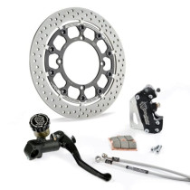 Kit frein avant complet supermotard MOTO MASTER - Disque Halo T-Floater 320mm - Option MC RMC-R - KAWASAKI (sans éclairage)