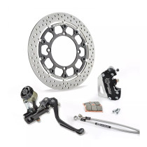 Kit frein avant complet supermotard MOTO MASTER - Disque Halo T-Floater 320mm - Option MC RMC-R - SUZUKI RM-Z (sans éclairage)