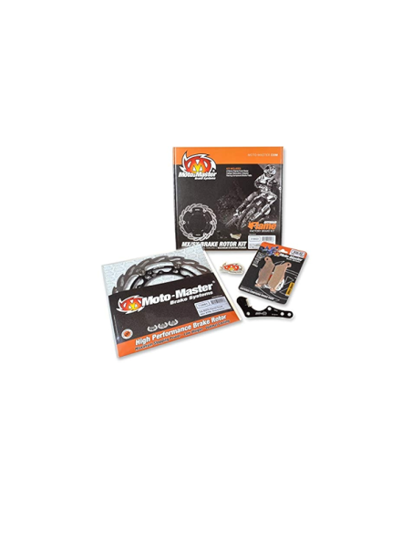 Kit frein avant oversize 270mm MOTO MASTER - Patte de déport + plaquettes incluses - YAMAHA YZ / YZ-F