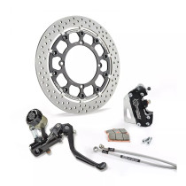 Kit frein avant complet supermotard MOTO MASTER - Disque Halo T-Floater 320mm - Option MC RMC-R - YAMAHA YZ / YZF / WRF