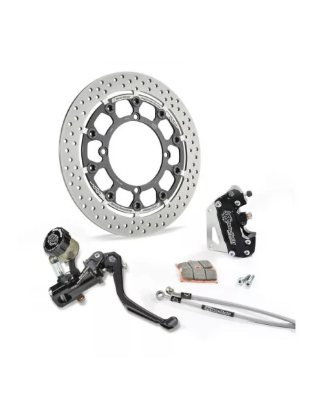 Kit frein avant complet supermotard MOTO MASTER - Disque Halo T-Floater 320mm - Option MC RMC-R - YAMAHA YZ / YZF / WRF