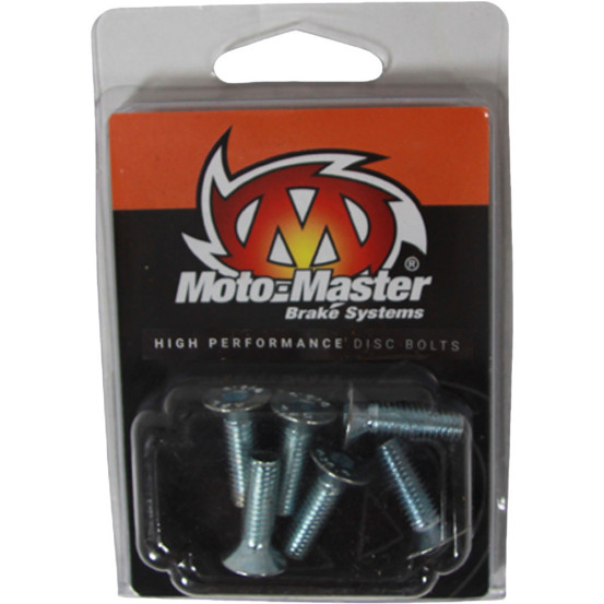 Kit 6 vis disque de frein arrière Moto Master M6x20 Kawasaki Suzuki Yamaha