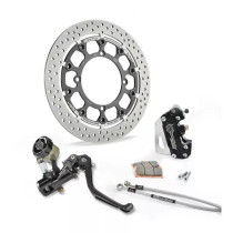 Kit frein avant complet supermotard MOTO MASTER - Disque Halo T-Floater 320mm - Option MC RMC-R - HUSQVARNA / KTM