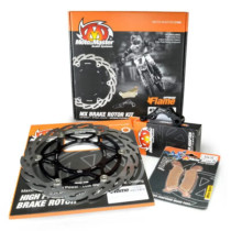 Kit frein avant oversize 270mm MOTO MASTER - Patte de déport + plaquettes incluses - YAMAHA YZ / YZ-F / WR / WR-F