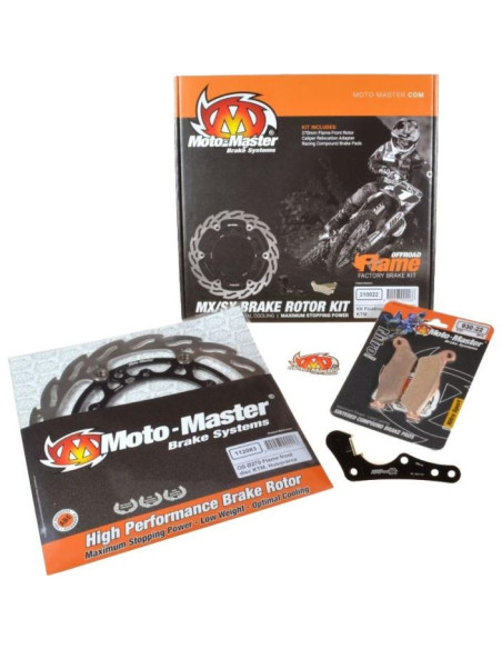 Kit frein avant oversize junior 260mm MOTO MASTER - KAWASAKI 85 KX 2001-2018