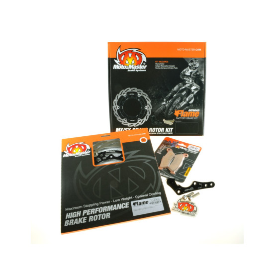 Kit frein avant oversize 270mm MOTO MASTER - Patte de déport + plaquettes incluses - BETA RR