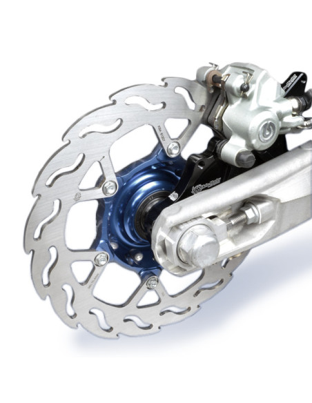 Kit frein arrière oversize 240mm MOTO MASTER - Patte de déport BRAKTEC et BREMBO + plaquettes inclus - GAS GAS / HUSQVARNA / KTM