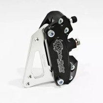 Etrier de frein avant Supermotard 4 pistons MOTO MASTER - Patte de déport disque 300mm + plaquettes - GAS GAS / HUSQVARNA / KTM