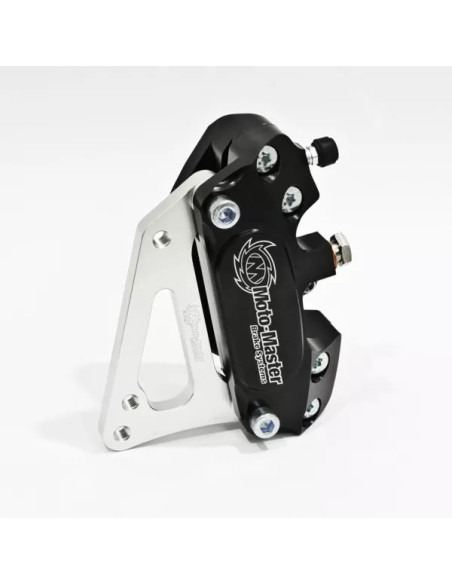 Etrier de frein avant Supermotard 4 pistons MOTO MASTER - Patte de déport disque 300mm + plaquettes - GAS GAS / HUSQVARNA / KTM