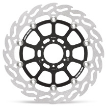 Disque de frein avant gauche MOTO MASTER Flame - HONDA 250 RS 400 RVF / VFR 600 CBR F 750 VFR F 900 CBR RR 1000 VTR F