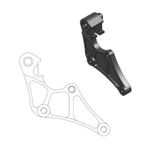 Patte de déport étrier origine MOTO MASTER - Disque SM Street 320mm - HONDA 125 / 250 CR - 250 / 450 CRF-R 2004-2007