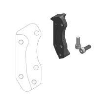 Patte de déport étrier origine MOTO MASTER - Disque SM Street 320mm - Pour étrier BREMBO - HUSQVARNA