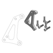 Patte de déport étrier supermotard 4 pistons MOTO MASTER - Disque 320mm - GAS GAS / HUSQVARNA / KTM