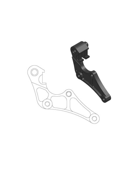 Patte de déport étrier origine MOTO MASTER - Disque SM Street 320mm - HONDA 250 CRF-R 2015-2018 450 CRF 2015-2018