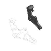 Patte de déport étrier origine MOTO MASTER - Disque SM Street 320mm - YAMAHA 125 / 250 YZ 2017-2021 250 / 450 YZ-F 2016-2018