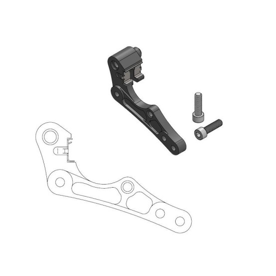 Patte de déport étrier origine pour disque 270mm MOTO MASTER - Pour étrier avant MAGURA - HUSQVARNA TC-TE / FC-FE 2018-2021