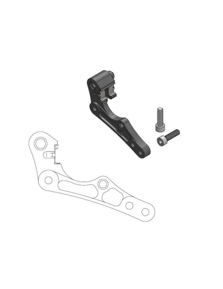 Patte de déport étrier origine pour disque 270mm MOTO MASTER - Pour étrier avant MAGURA - HUSQVARNA TC-TE / FC-FE 2018-2021