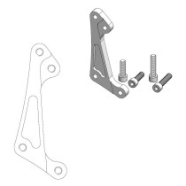 Patte de déport étrier supermotard 4 pistons MOTO MASTER - Disque 300mm - KAWASAKI /SUZUKI