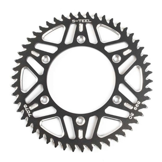 Couronne Alu S-TEEL KTM Pas 428 Noir
