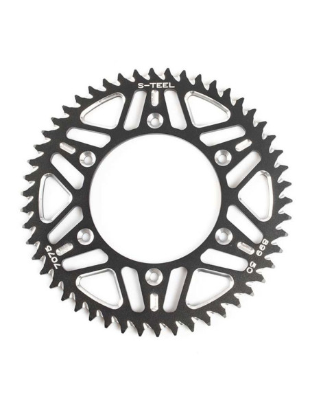 Couronne Alu S-TEEL Suzuki/Yamaha Pas 428 Noir