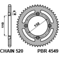 Couronne Acier PBR KTM 350 Freeride 2013-2014