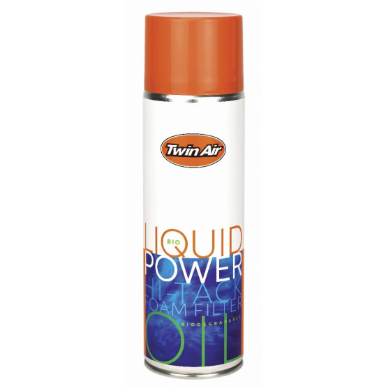 Spray huile pour filtre à air TWIN AIR - Bio liquid Power - 500ml