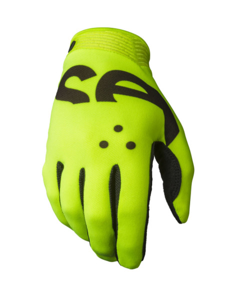 Gants cross SEVEN 18.1 Zero Crossover - Jaune Fluo