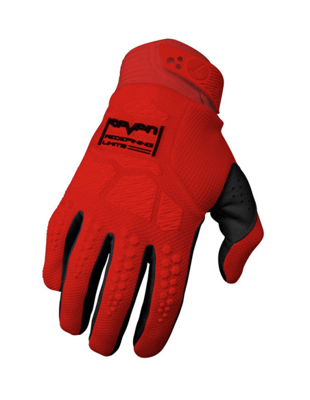 Gants cross Seven 22.1 Rival Ascent - Rouge Fluo
