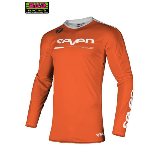 Maillot cross Seven 21.1 Rival Rampart - Rouge Fluo