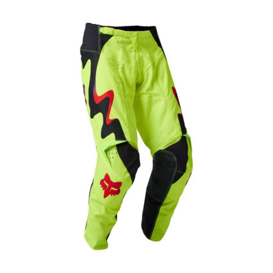 Pantalon cross Fox 180 Kozmik - Jaune Fluo