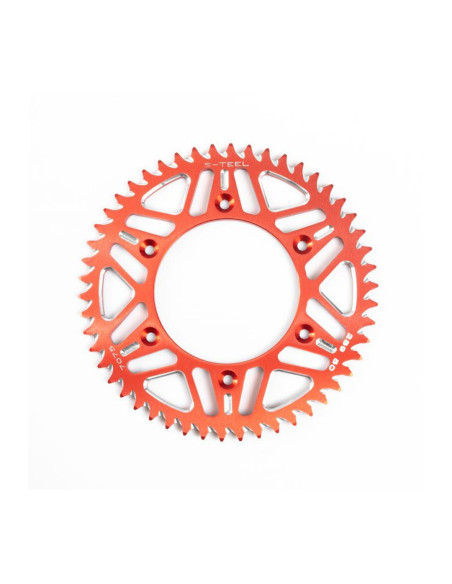 Couronne Alu S-TEEL Yamaha Pas 520 Rouge