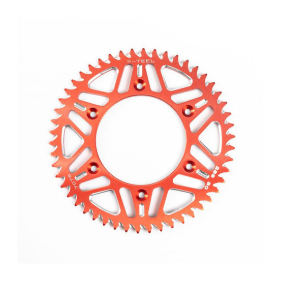 Couronne Alu S-TEEL Suzuki Pas 520 Rouge