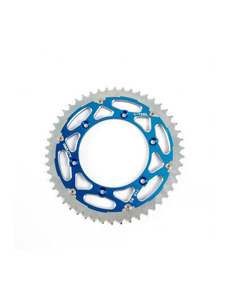 Couronne Bi-Métal S-TEEL KTM/Husqvarna Pas 520 Noir/Bleu