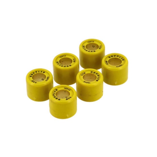 Jeu de 6 galets de variateur DOPPLER 15x13
