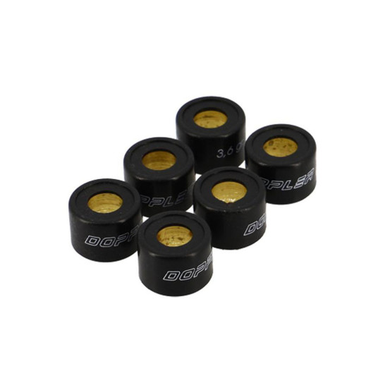 Jeu de 6 galets de variateur DOPPLER 17x12
