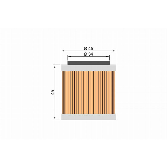 Filtre à huile TWIN AIR - HUSQVARNA 250 / 410 / 450 cc