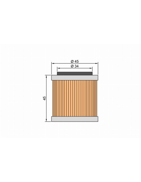 Filtre à huile TWIN AIR - HUSQVARNA 250 / 410 / 450 cc