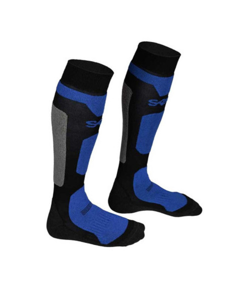 Paire de chaussettes moto SKEED - Modèle SPA bleu