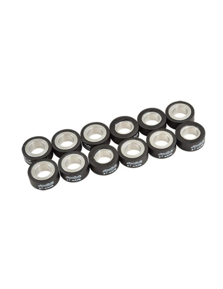 Jeu de 12 galets de variateur POLINI 25x11mm