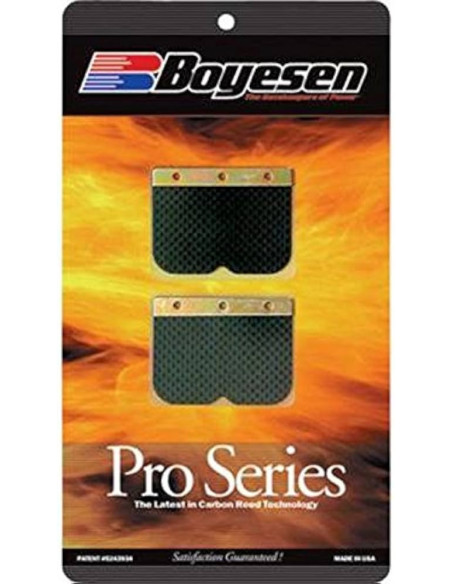 Clapets carbone BOYESEN pour KAWASAKI 250 KX 05-07
