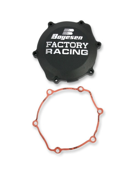 Couvercle de carter d'embrayage BOYESEN Noir Yamaha YZ 250 1993 - 1998 250 WR 1990 - 1996