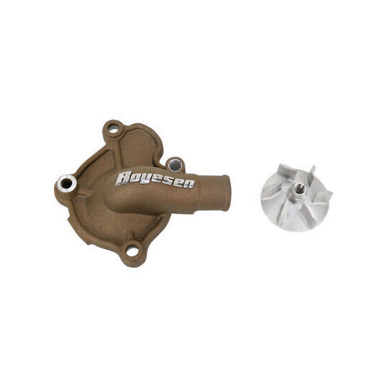 Carter de pompe a eau BOYESEN Magnésium avec hélice Honda 250 CRF - R 2010 - 2017