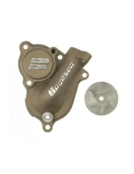 Carter de pompe a eau BOYESEN Magnéisum avec hélice KTM 250 SXF / EXCF 350 SXF / EXCF 350 Freeride Husqvarna 250 / 350 FC / F..