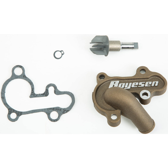 Carter de pompe a eau BOYESEN Magnésium avec hélice Suzuki 85 RM 2002 - 2018 80 RM 1989 - 2001