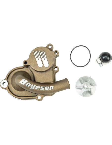 Carter de pompe a eau BOYESEN Magnésium avec hélice Suzuki 450 RM - Z 2008 - 2017 450 RMZ - X 2010 - 2014