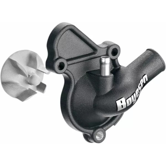 Carter de pompe a eau BOYESEN Noir avec hélice Kawasaki 450 KXF 2006 - 2015